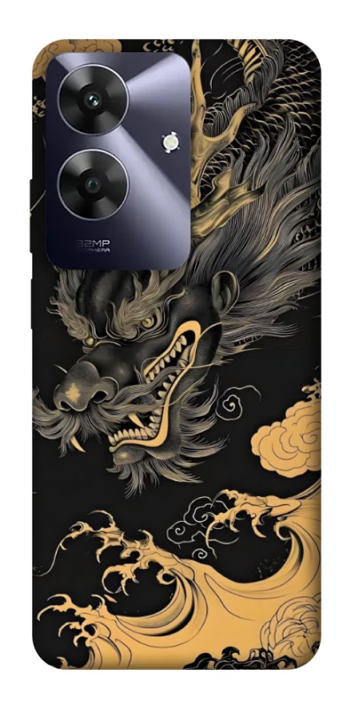 Чохол на Realme Note 60 gold dragon фото 1 з 1