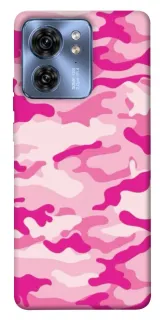 Чехол на Motorola Edge 40 camouflage pink фото 1 из 1
