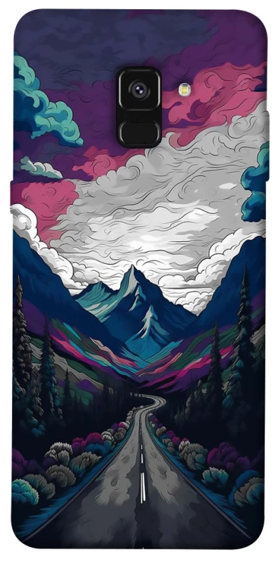 Чохол на Samsung A530 Galaxy A8 (2018) Намальовані гори фото 1 з 1