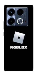 Чохол на Infinix Note 40 4G Roblox logo black фото 1 з 1