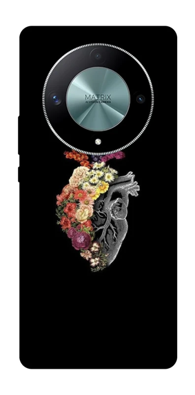 Чохол на Huawei Magic6 Lite Heart with flowers фото 1 з 1