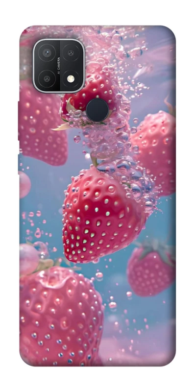 Чохол на Oppo A15s / A15 Полуниця в воді фото 1 з 1