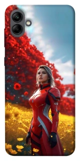 Чехол на Samsung Galaxy A04 Cyber space girl ver.5 фото 1 из 1