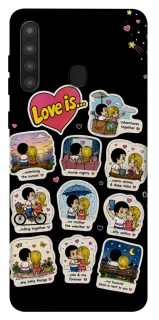 Чехол на Samsung Galaxy A21 Love is ver.4 фото 1 из 1