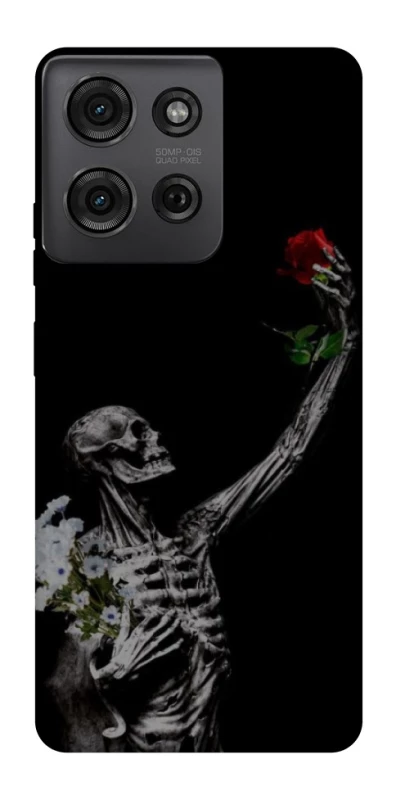 Чехол на Motorola Moto G75 Skeleton vs Rose фото 1 из 1