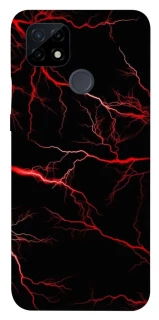 Чехол на Realme C21 Красная молния фото 1 из 1