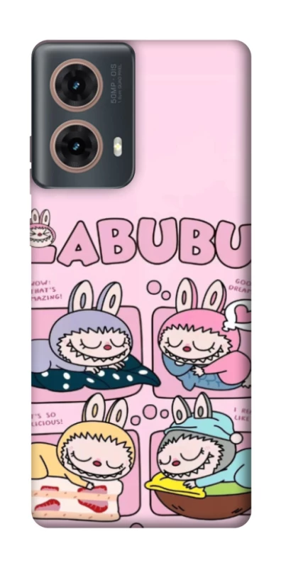 Чохол на Motorola Moto G85 Labubu Dreams Collage фото 1 з 1