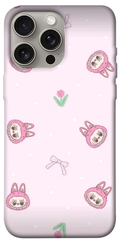 Чохол на Apple iPhone 15 Pro Max (6.7") Labubu Flower фото 1 з 1