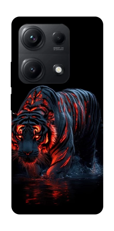 Чохол на Xiaomi Redmi Note 14S fire tiger фото 1 з 1