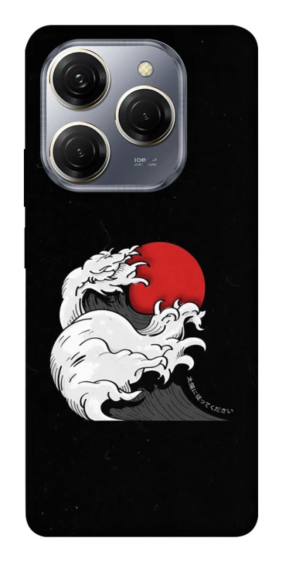 Чохол на TECNO Spark 20 Pro Хвилі Японії v2 фото 1 з 1