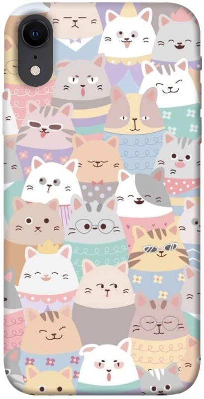 Чохол на Apple iPhone XR (6.1") Funny Kittens ver.2 фото 1 з 1