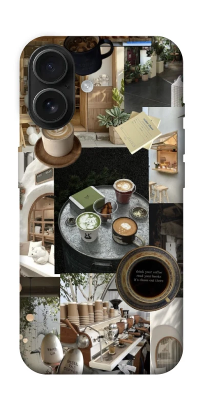 Чехол на Apple iPhone 16 Coffee collage ver.4 фото 1 из 1