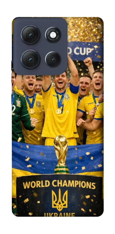 Чехол на Motorola Moto G86 Power UA-Football ver.5 фото 1 из 1