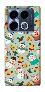 Чехол на Infinix Note 40 4G Новогодний v2 фото 1 из 1