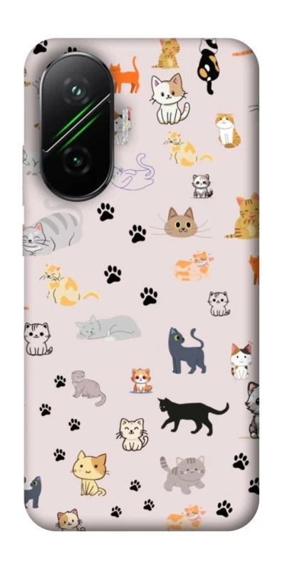 Чохол на Xiaomi Poco F7 Cat style ver.1 фото 1 з 1