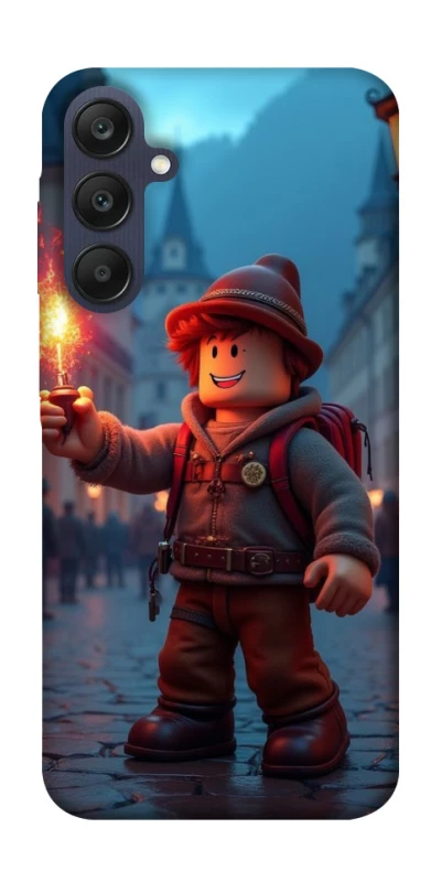 Чохол на Samsung Galaxy A25 5G Roblox Fire Logo Blue Flames фото 1 з 1
