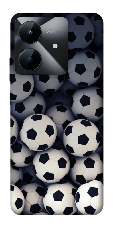 Чохол на Realme Note 60x Футбольні м'ячи фото 1 з 1