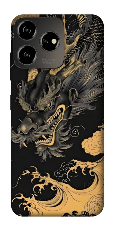 Чохол на ZTE Blade V50 Design 4G gold dragon фото 1 з 1