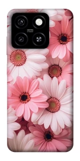 Чехол на ZTE Blade A55 4G Розовые цветы v2 фото 1 из 1