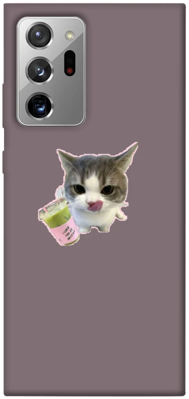 Чохол на Samsung Galaxy Note 20 Ultra cat matcha фото 1 з 1
