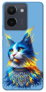 Чохол на Vivo Y36 Кіт патріот фото 1 з 1