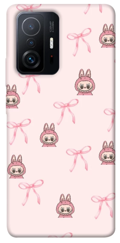 Чохол на Xiaomi 11T / 11T Pro Pink bows and Labubus фото 1 з 1