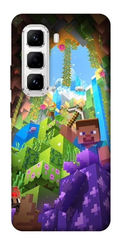 Чохол на Infinix Hot 50 Pro Minecraft forever фото 1 з 1