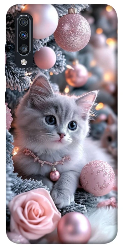 Чохол на Samsung Galaxy A70 (A705F) Christmas Kitty фото 1 з 1