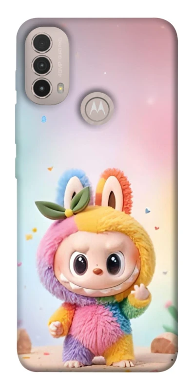 Чехол на Motorola Moto E40 Labubu colored фото 1 из 1