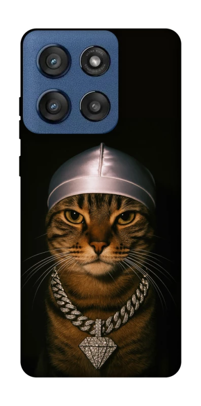 Чохол на Motorola Edge 60 Stylus Cat in Bling фото 1 Чохол на Motorola Edge 60 Stylus Cat in Bling фото 1 з 1