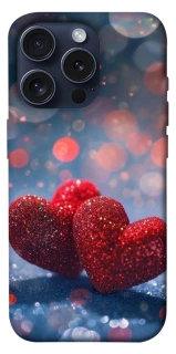 Чехол на Apple iPhone 15 Pro (6.1") Red hearts фото 1 из 1