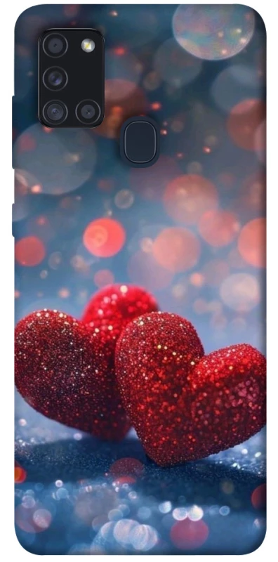 Чохол на Samsung Galaxy A21s Red hearts фото 1 з 1