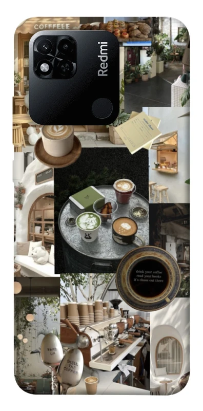 Чохол на Xiaomi Redmi 10A Coffee collage ver.4 фото 1 з 1