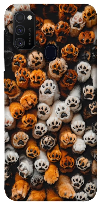 Чехол на Samsung Galaxy M30s / M21 Сat paws фото 1 из 1