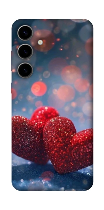 Чехол на Samsung Galaxy S25 FE Red hearts фото 1 из 1