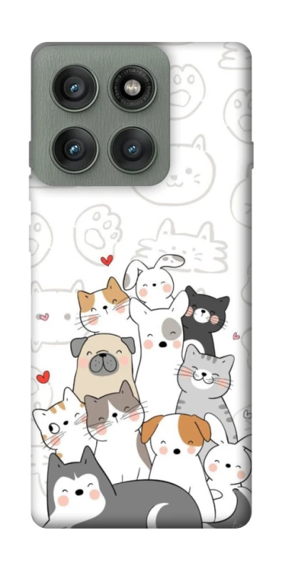 Чехол на Motorola Edge 60 Pro Funny Pets фото 1 из 1