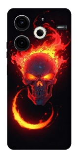 Чехол на TECNO Pova 6 Neo (LI6) Blood Skull фото 1 из 1