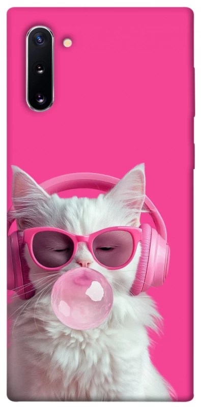 Чохол на Samsung Galaxy Note 10 Pink kitty фото 1 Чохол на Samsung Galaxy Note 10 Pink kitty фото 1 з 1