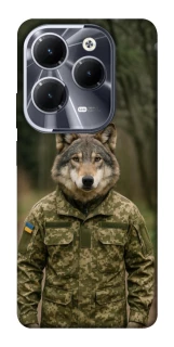Чохол на Infinix Hot 40 Pro Вовк захисник фото 1 з 1