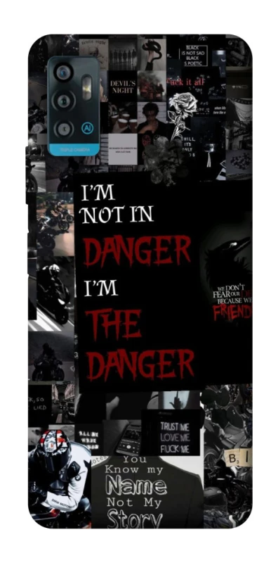 Чехол на ZTE Blade A71 Danger collage фото 1 из 1