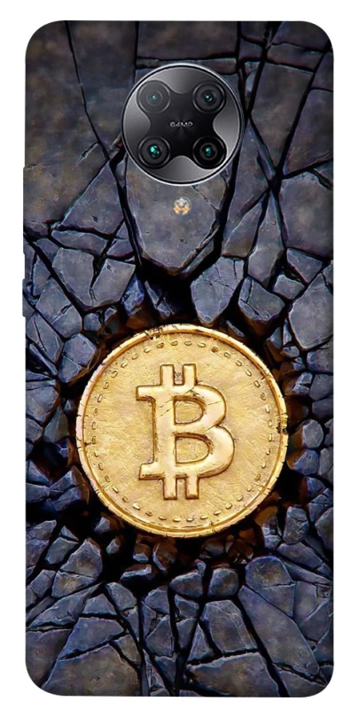 Чохол на Xiaomi Redmi K30 Pro / Poco F2 Pro Bitcoin cracks фото 1 з 1