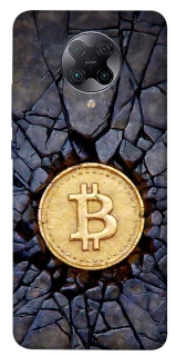 Чохол на Xiaomi Redmi K30 Pro / Poco F2 Pro Bitcoin cracks фото 1 з 1