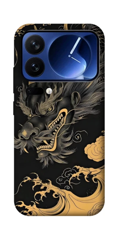 Чохол на Xiaomi Poco F7 Ultra gold dragon фото 1 з 1