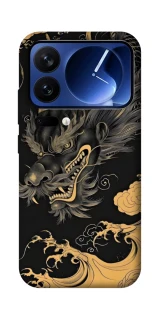 Чохол на Xiaomi Poco F7 Ultra gold dragon фото 1 з 1