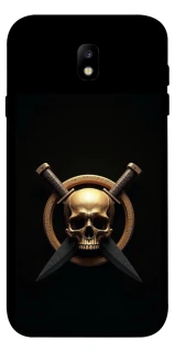 Чохол на Samsung J730 Galaxy J7 (2017) Golden Skull фото 1 з 1