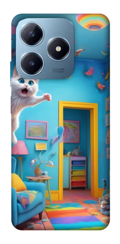 Чохол на Realme C63 crazy cat фото 1 з 1