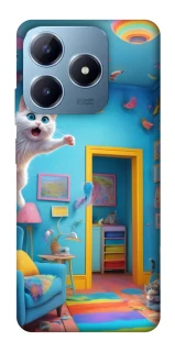 Чохол на Realme C63 crazy cat фото 1 з 1