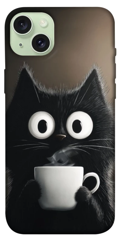 Чехол на Apple iPhone 15 Plus (6.7") morning cat фото 1 из 1