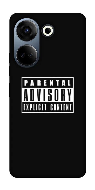 Чохол на TECNO Camon 20 Pro (CK7n) Parental Advisory Label фото 1 Чохол на TECNO Camon 20 Pro (CK7n) Parental Advisory Label фото 1 з 1