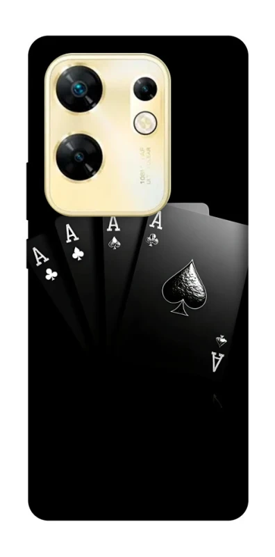 Чехол на Infinix Zero 30 4G Black Cards фото 1 из 1